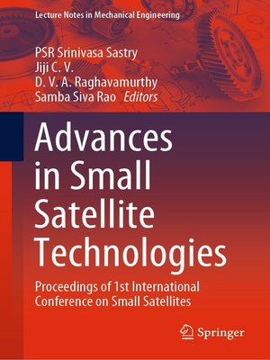 cover image of Advances in Small Satellite Technologies
